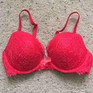 Victoria's Secret Red Lace Bra